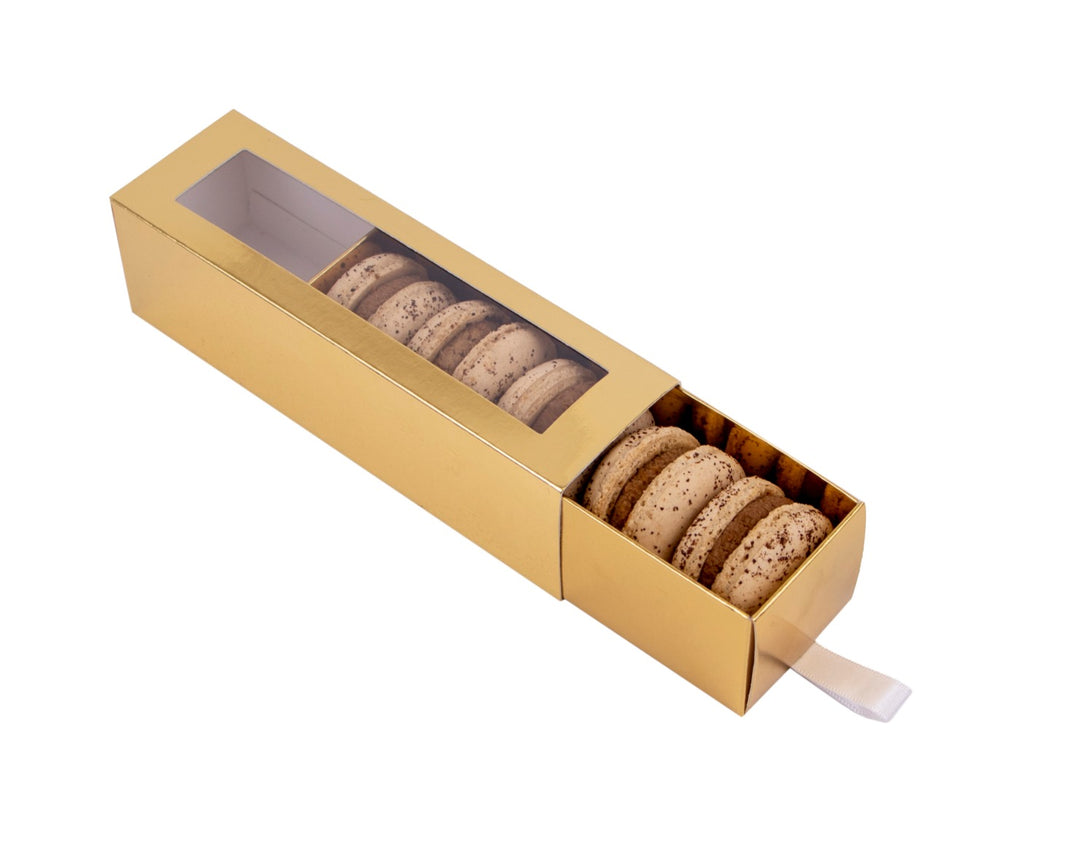 Cutia cu 5 Macarons cu Cafea