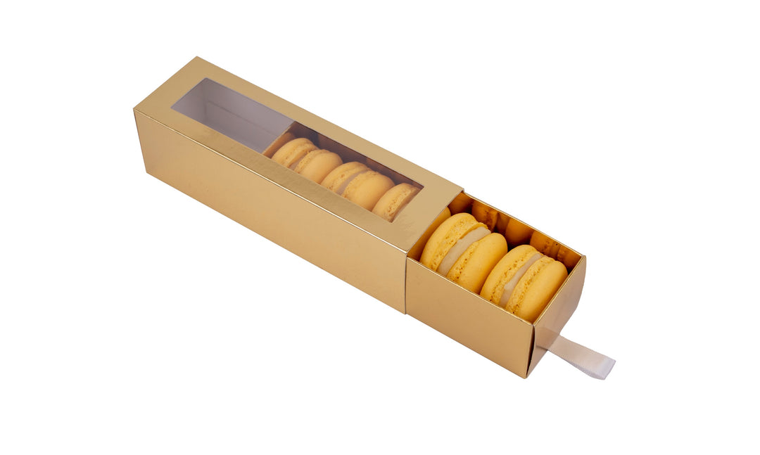 Cutia cu 5 Macarons cu Lamaie