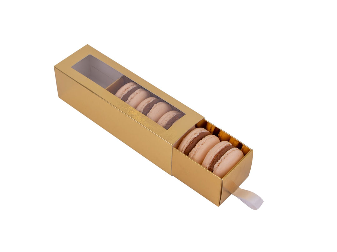 Cutia cu 5 Macarons cu Fructul Pasiunii