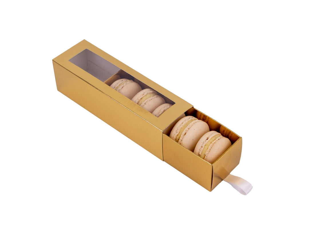 Cutia cu 5 Macarons cu Vanilie