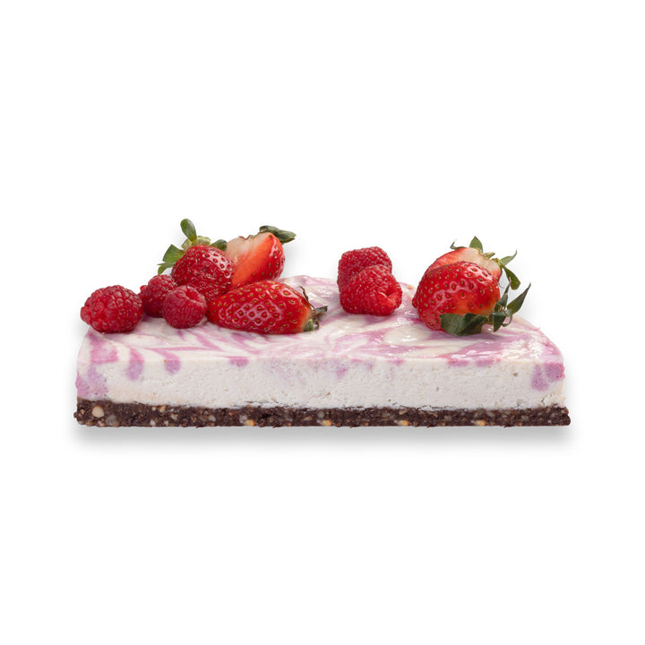 Tort Raw-Vegan Cheese Cake & Zmeura