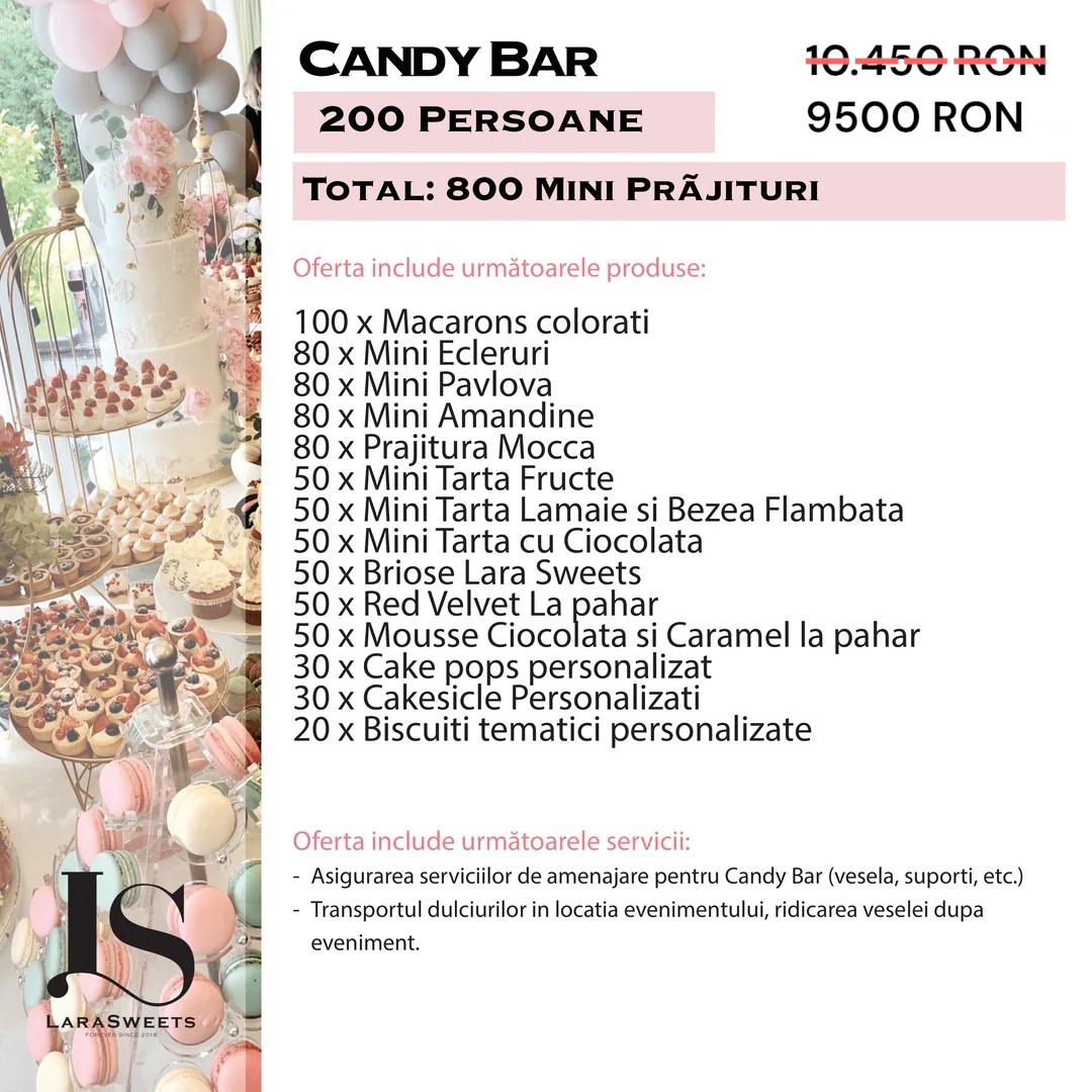 Candy Bar 200 persoane