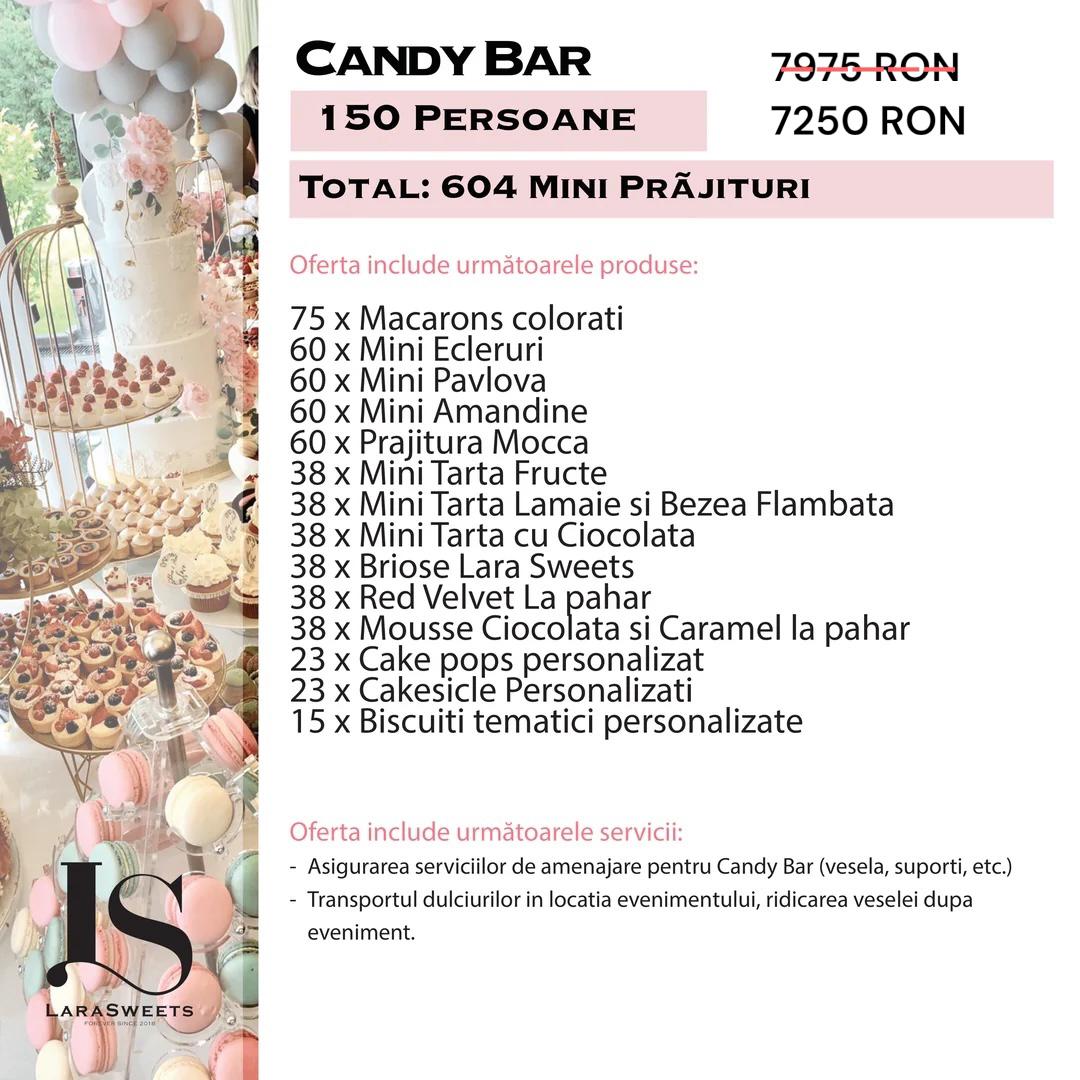 Candy Bar 150 persoane