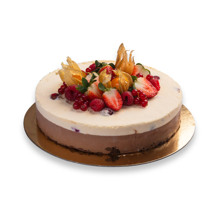 Tort Duo Mousse cu Visine cu Stevia