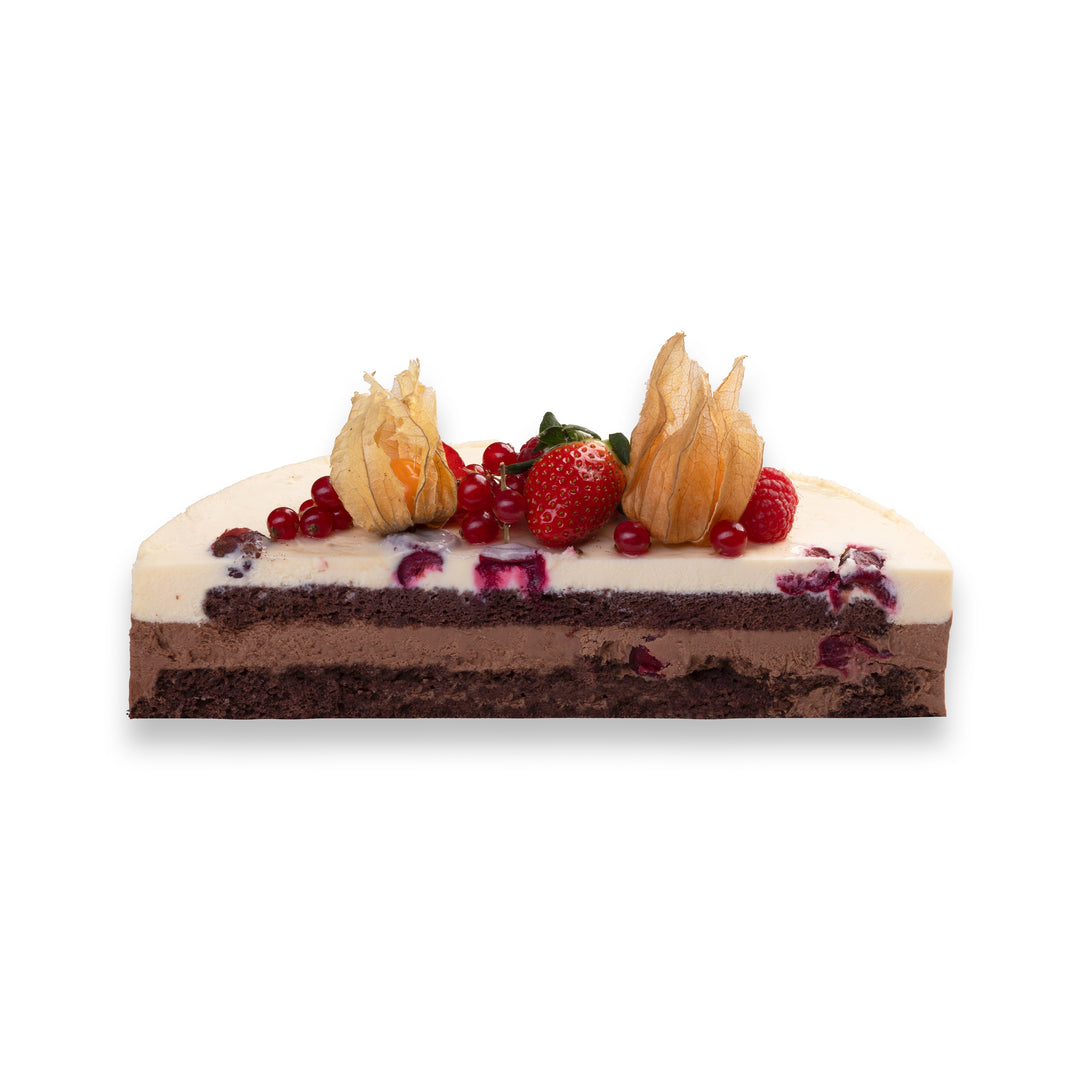 Tort Duo Mousse cu Visine cu Stevia