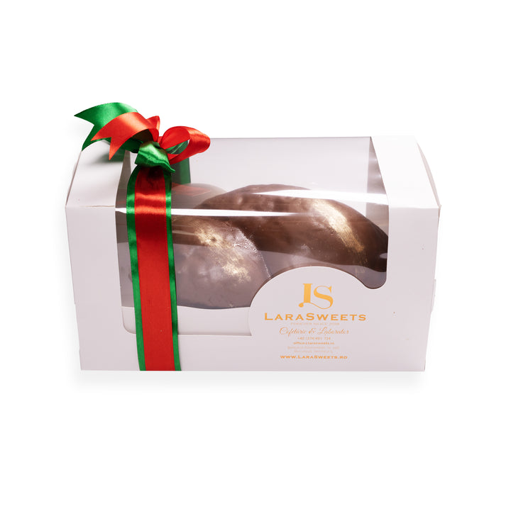 Cozonac cu Nuca Cacao Rom si Rahat GLAZURAT