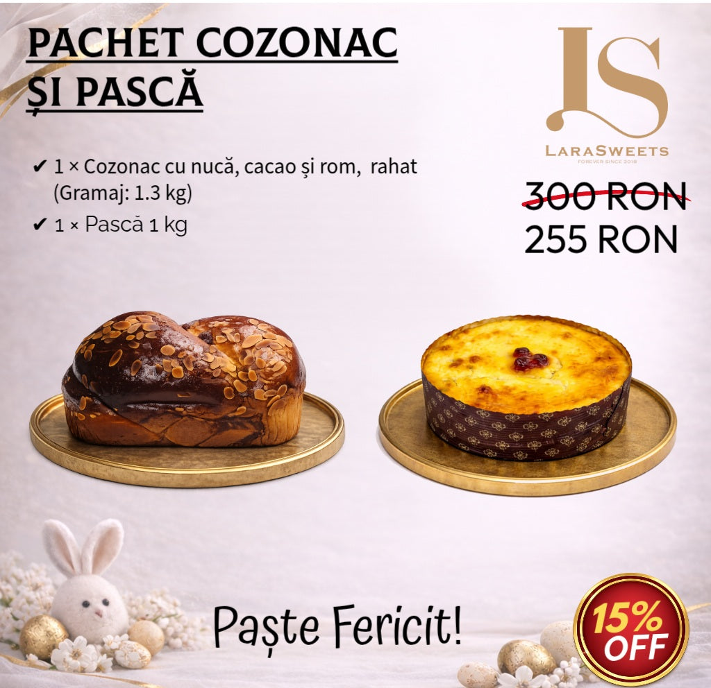Pachet Cozonac si Pasca
