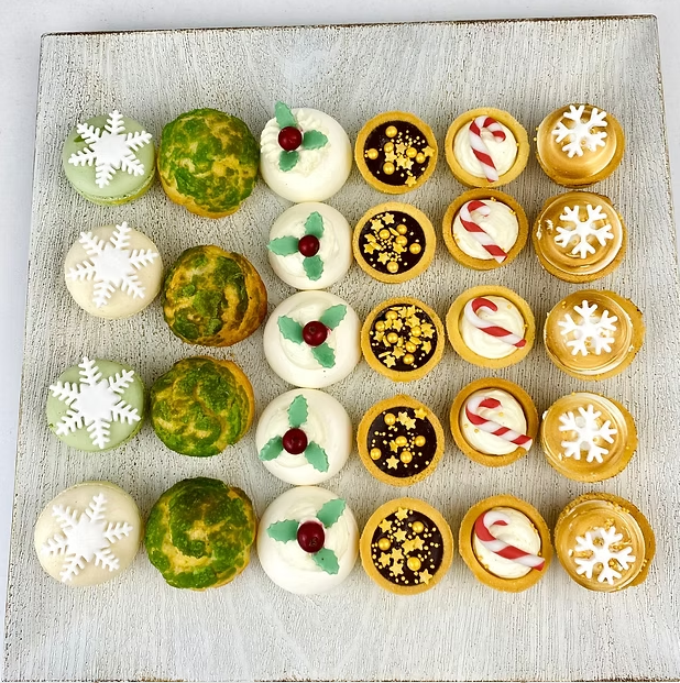 Platou Mini Prajituri de Craciun