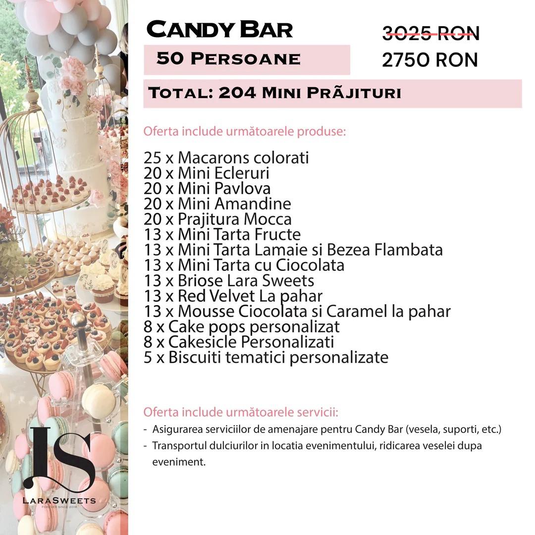 Candy Bar 50 persoane