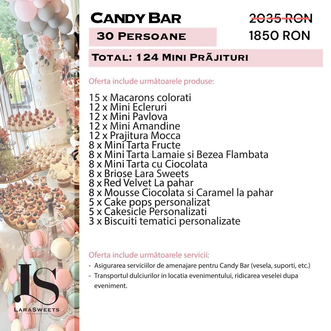Candy Bar 30 persoane