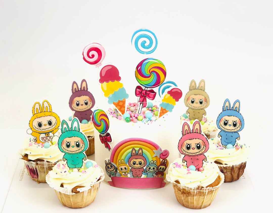 Pachet Mini-Tort si Briose Labubu