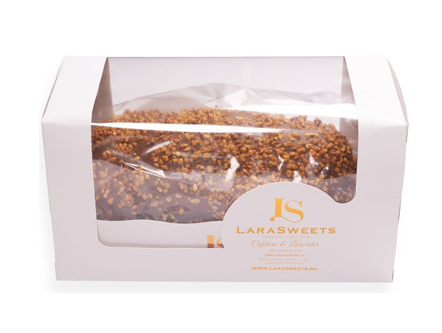 Cozonac Special cu Caramel, Nuca, Cacao si Rom