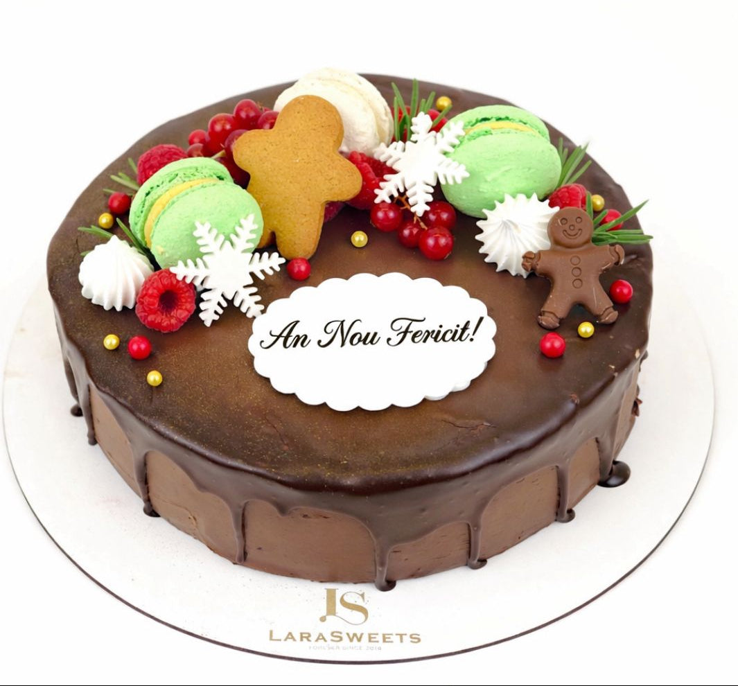 Tort Chocolate New Year
